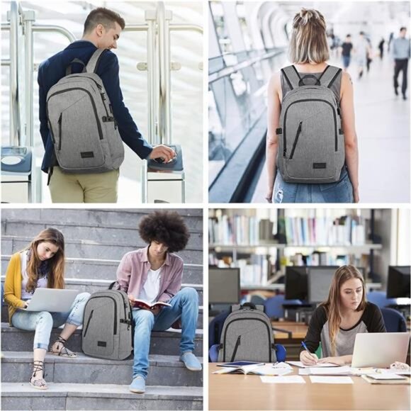Laptop Backpack for Travel, Anti-theft Laptop Backpack for Men Business Backpack - Picture 4 of 7